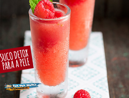 Receita Suco Detox para a pele