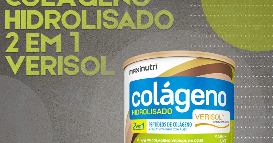 Raio-X Colágeno Hidrolisado Verisol 2 em 1 da Maxinutri