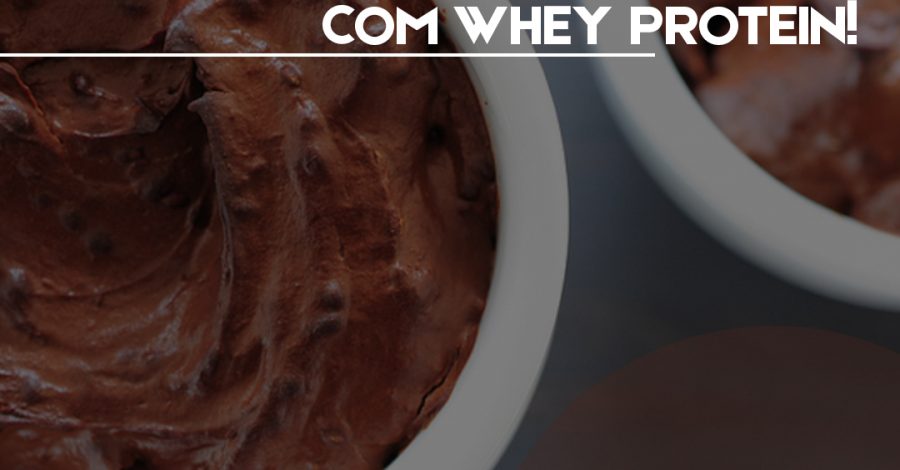 Receita de mousse de chocolate whey protein